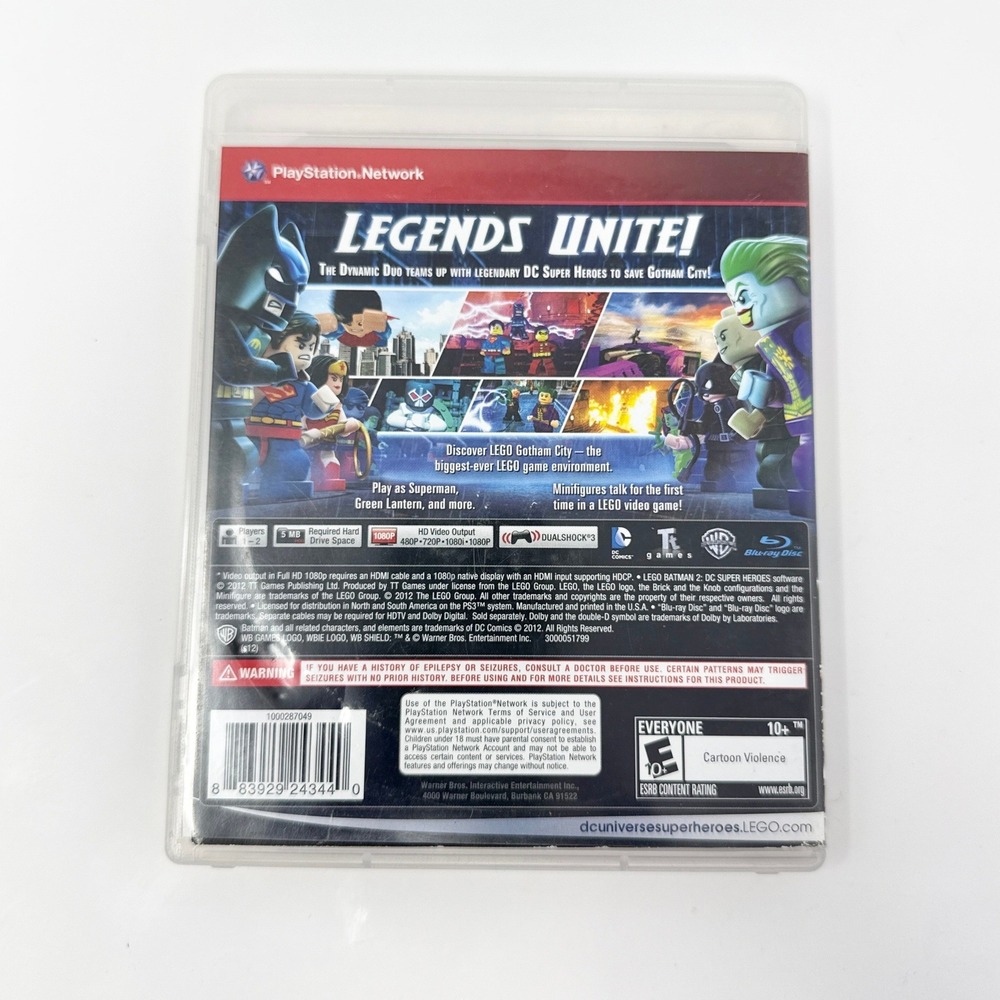 LEGO Batman 2 DC Super Heroes Sony PlayStation 3 PS3 Greatest Hits 2012 Complete - Picture 2 of 5
